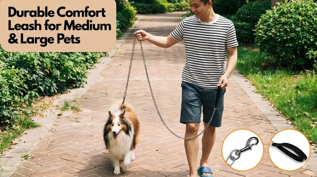 Chrome Plated Heavy Duty Dog Leash