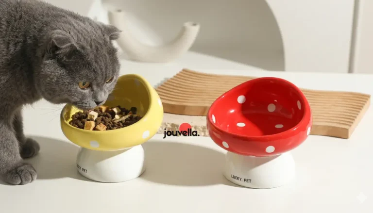 Mushroom Ceramic Pet Bowl