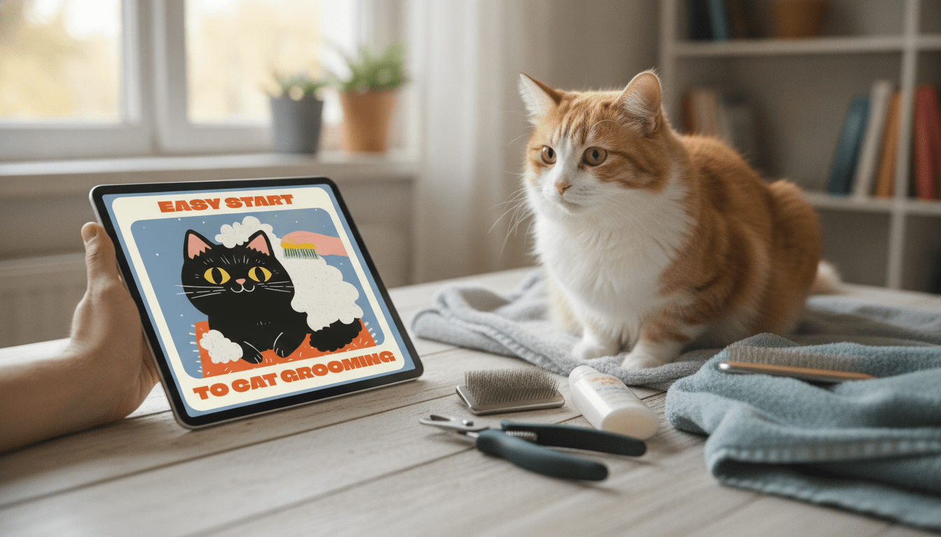 Cat Grooming for Beginners: Easy Routine + Checklist