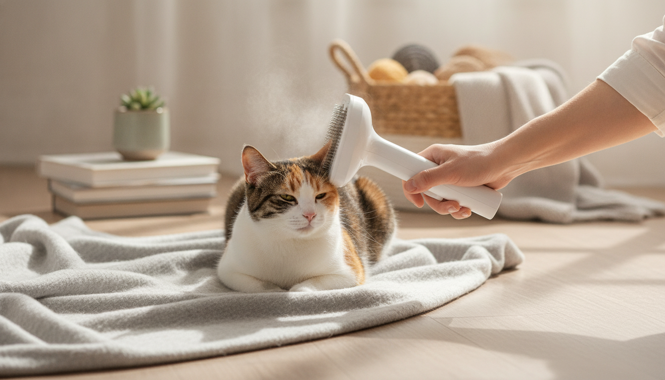 Cat Steam Brush Guide: Less Shedding, Gentler Grooming