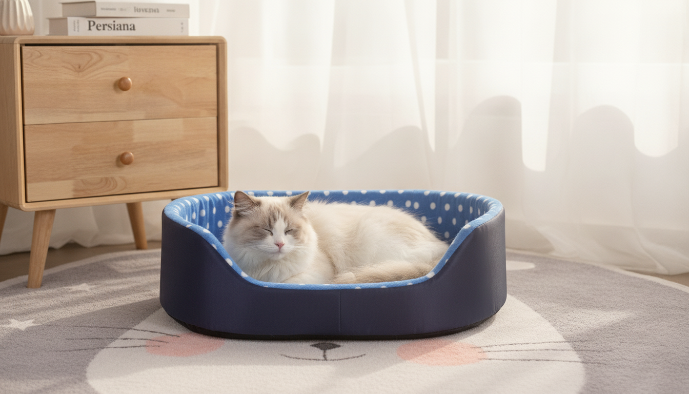 Cozy Cat Bed and Mat: Calm, Warm Naps Anywhere
