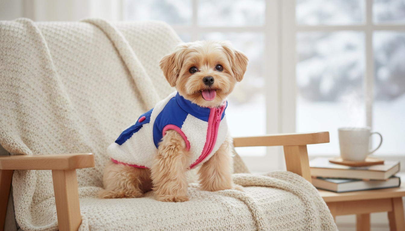 Pet Sherpa Vest: Warm Fleece for Small Dogs & Cats