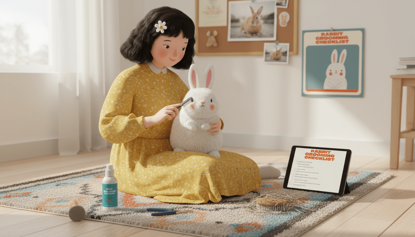 Rabbit Grooming Checklist: Simple Weekly Care Routine