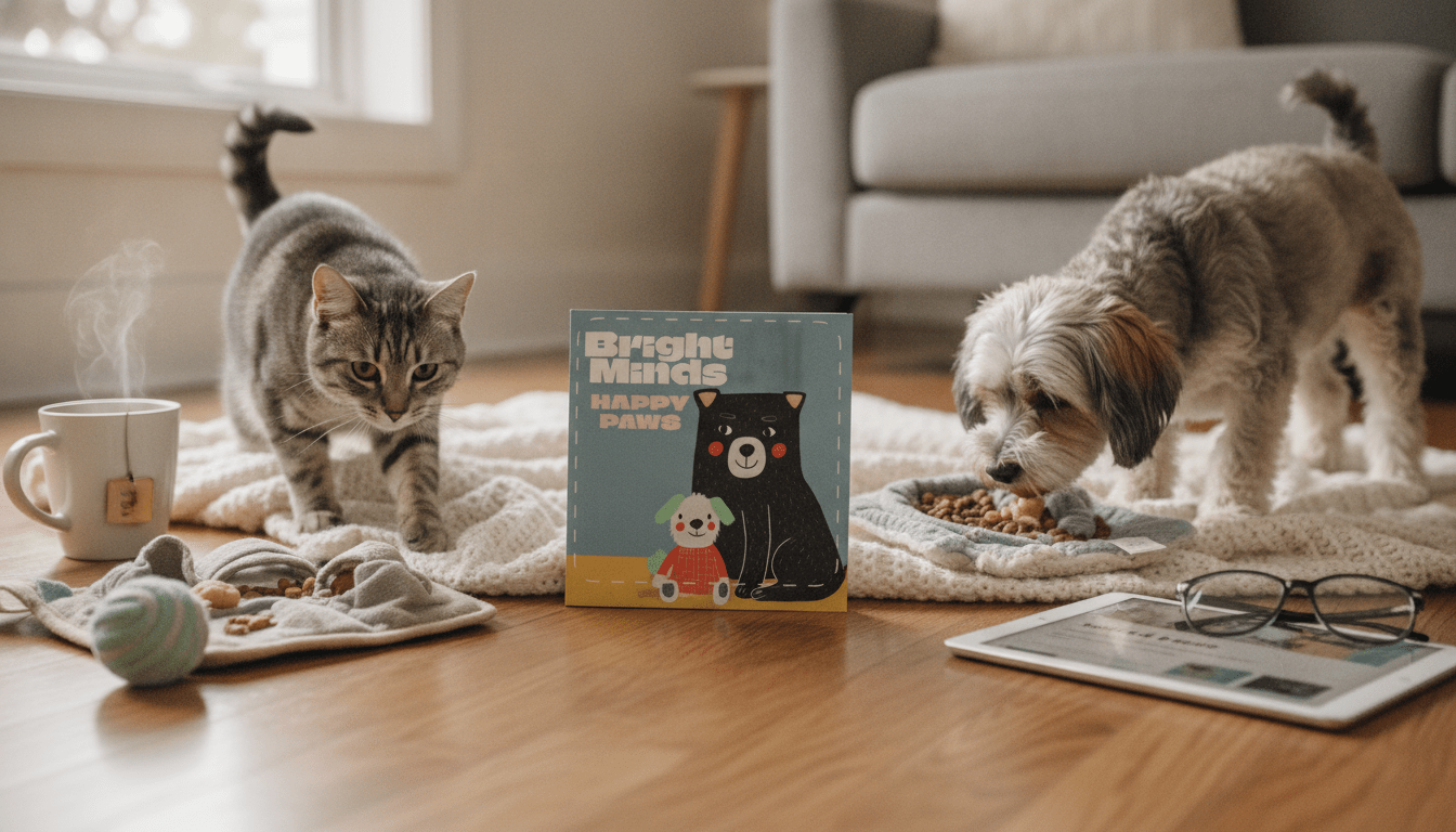 Senior Pet Brain Games: Gentle Enrichment for Dogs & Cats